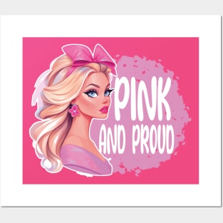 Pink and Proud Barbie Girl Posters and Art